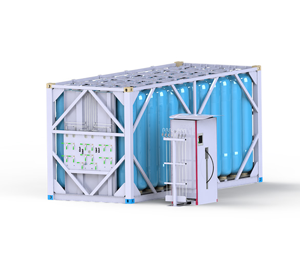Mhy500 container - Hydrogen storage and distribution system - CIAM®