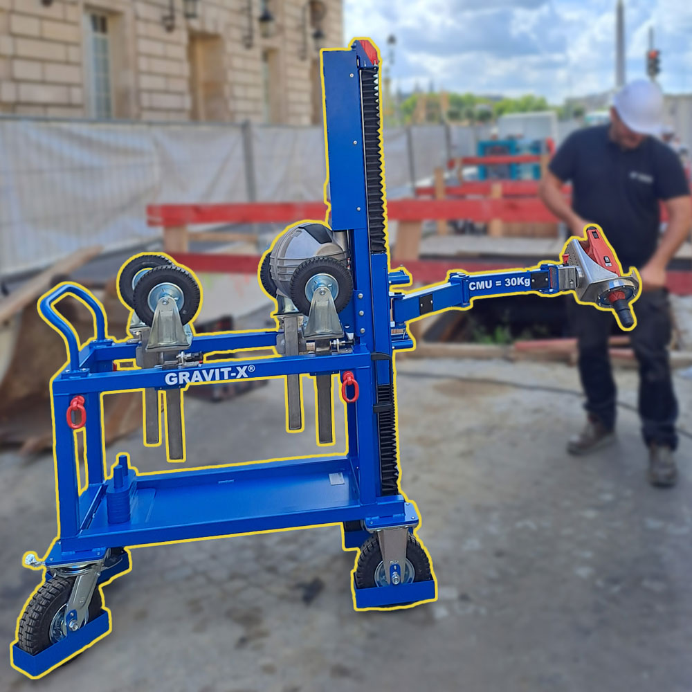 Gravit-X® Bras de manutention sans effort pour le port de charges er d'outils